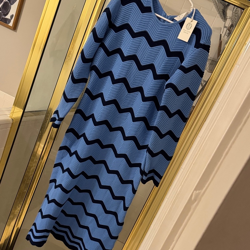 Chevron Long Sleeve Dress